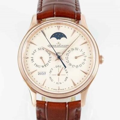 aeger-LeCoultre Master Series Q1142510 VR Factory  Brown Strap KV Replica
