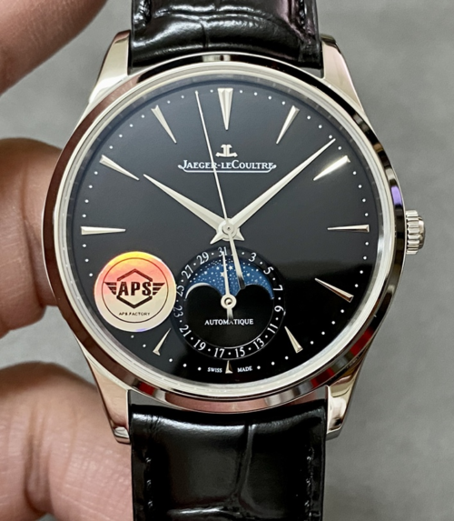 Jaeger-LeCoultre Ultra-thin Master 1368471 APS Factory Black Dial KV Replica