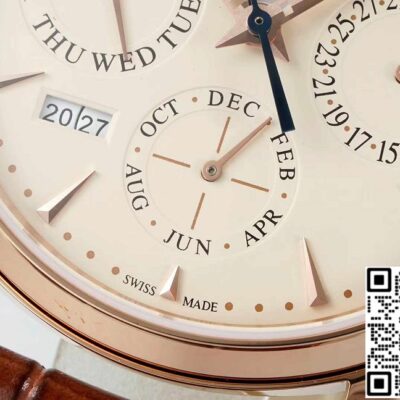 aeger-LeCoultre Master Series Q1142510 VR Factory  Brown Strap KV Replica