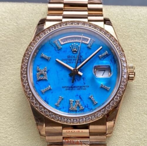 Rolex Day-Date m128345rbr-0064 8+ Factory KV Replica