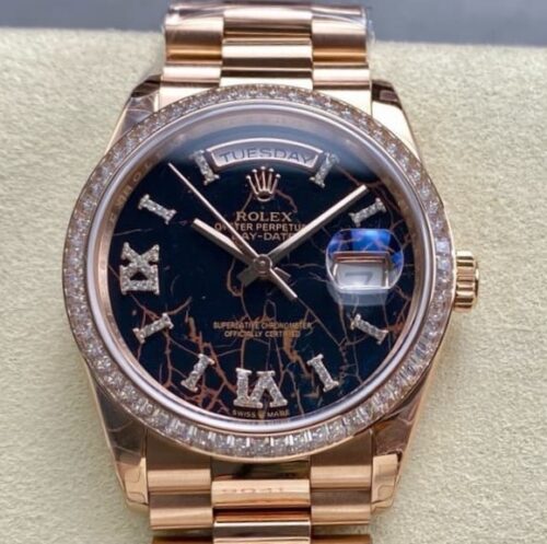 Rolex Day-Date m128395tbr-0010 8+ Factory KV Replica