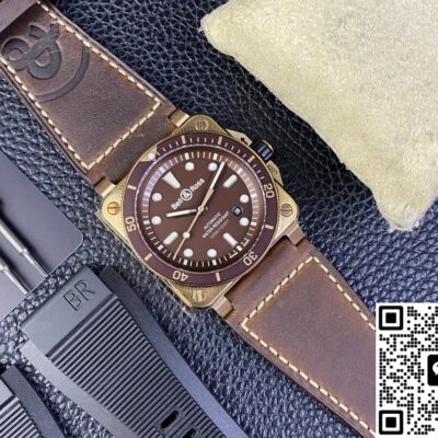 Bell & Ross INSTRUMENTS BR0392-D-BR-BR-SCA-SRB BR Factory KV Replica