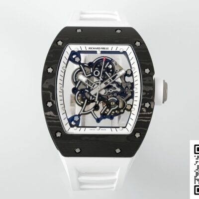 Richard Mille RM 055 ZF Factory Rubber strap KV Replica