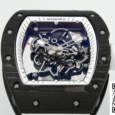 Richard Mille RM 055 ZF Factory Rubber strap KV Replica
