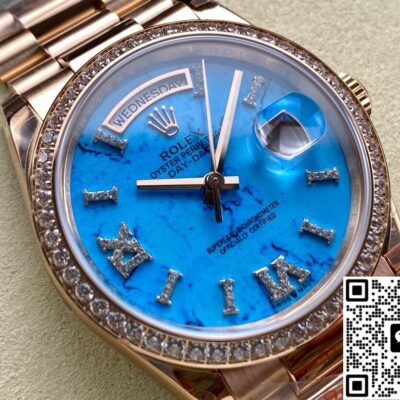 Rolex Day-Date m128345rbr-0064 8+ Factory KV Replica