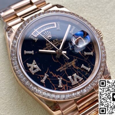 Rolex Day-Date m128395tbr-0010 8+ Factory KV Replica