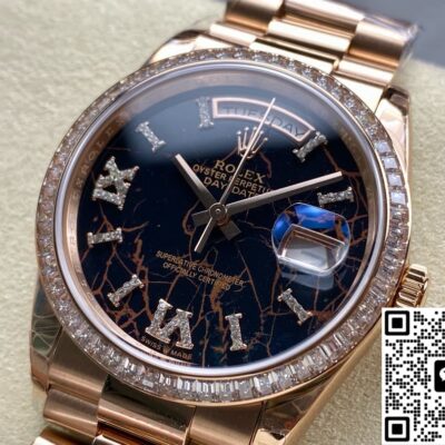 Rolex Day-Date m128395tbr-0010 8+ Factory KV Replica