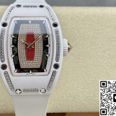 Richard Mille RM 07-01 BBA Factory White strap KV Replica