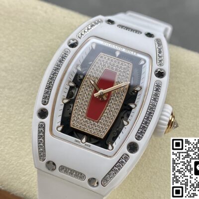 Richard Mille RM 07-01 BBA Factory White strap KV Replica